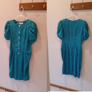 Vintage 80's green formal